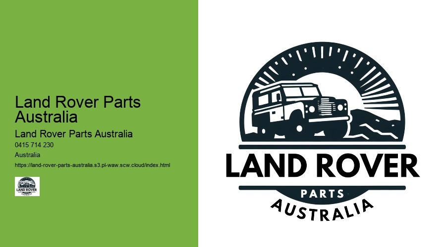 Australia's Land Rover Parts Hub