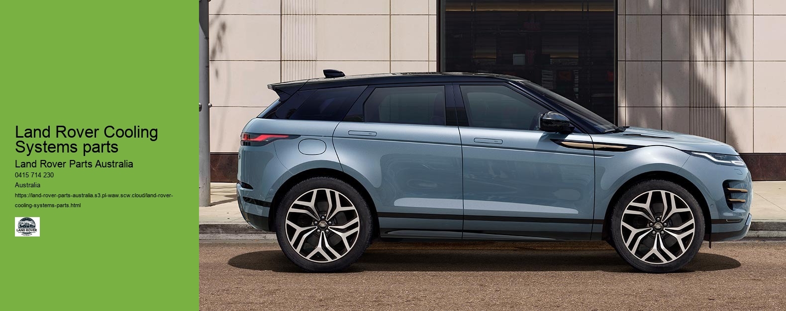 Land Rover Cooling Systems parts
