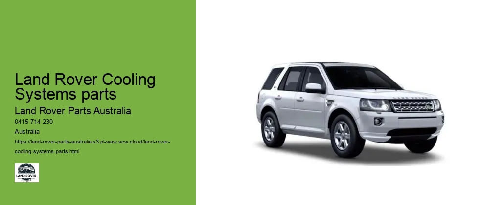 Land Rover Parts: Trusted Dealers and Suppliers