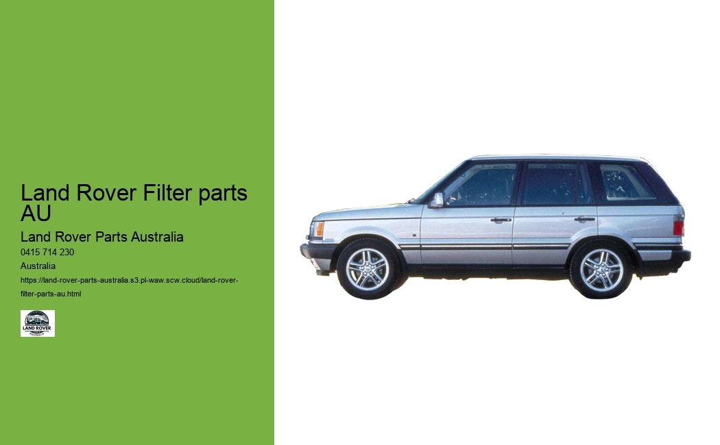Land Rover Filter parts AU
