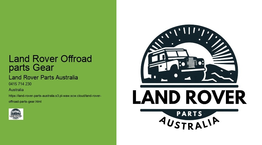Land Rover Australia Latest Parts