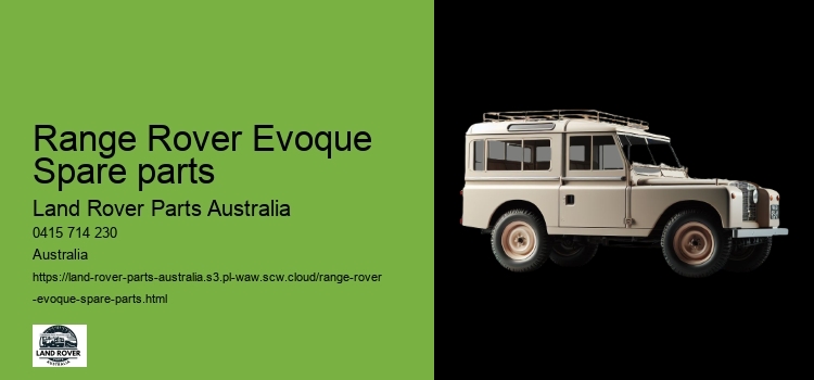 Range Rover Evoque Spare parts